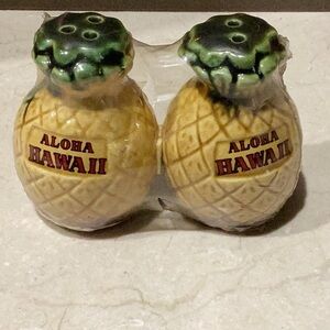 Vintage Aloha Hawaii Pineapple Salt and Pepper Shakers